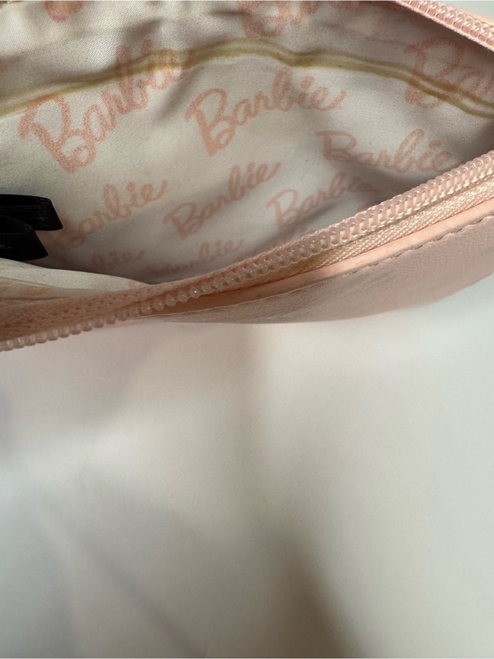 Loungefly Barbie Pink Logo Zip Pouch Cosmetic Bag Wallet Y2K Coquette Barbiecore - Picture 5 of 10